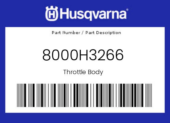 0 Husqvarna OEM Part 8000H3266