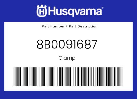 0 Husqvarna OEM Part 8B0091687
