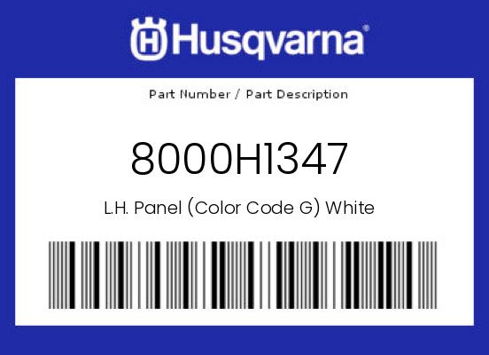0 Husqvarna OEM Part 8000H1347