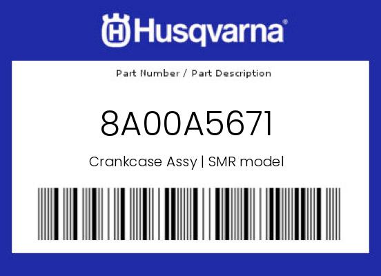 0 Husqvarna OEM Part 8A00A5671
