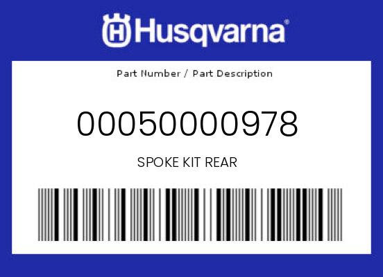 0 OEM Part 00050000978