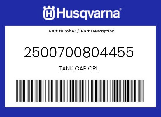 TANK CAP CPL undefined