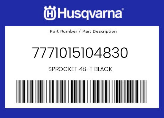0 Husqvarna OEM Part 7771015104830