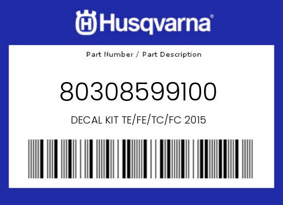 0 Husqvarna OEM Part 80308599100