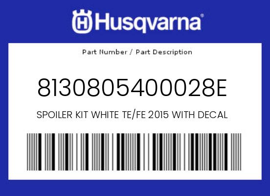 0 Husqvarna OEM Part 8130805400028E