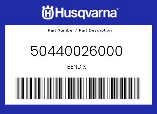 0 Husqvarna OEM Part 50440026000