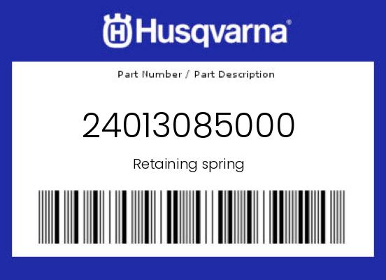 0 Husqvarna OEM Part 24013085000