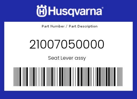 Husqvarna OEM Seat Lever Assembly 2018-2020 Svartpilen 701 & Vitpilen 701 - 21007050000 undefined