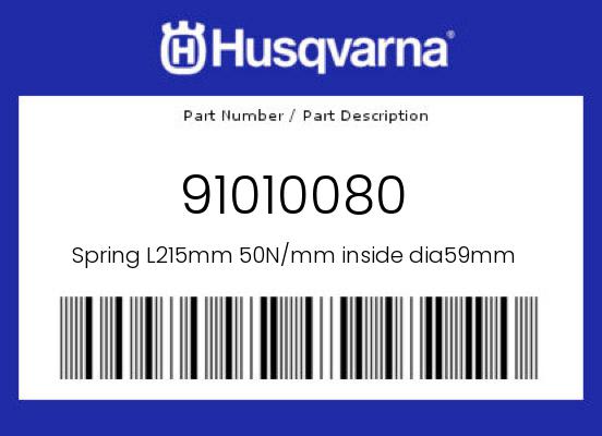 0 Husqvarna OEM Part 91010080