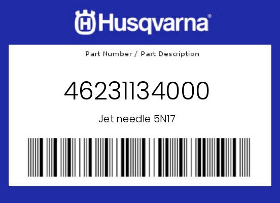 0 Husqvarna OEM Part 46231134000