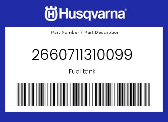 0 Husqvarna OEM Part 2660711310099