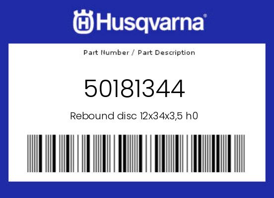 0 Husqvarna OEM Part 50181344