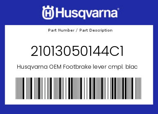 0 Husqvarna OEM Part 21013050144C1