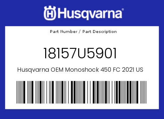 0 Husqvarna OEM Part 18157U5901