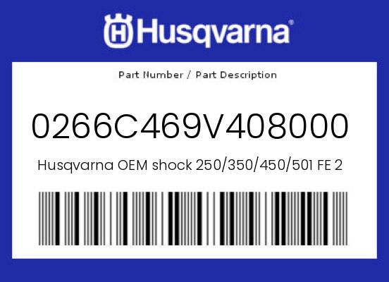 0 Husqvarna OEM Part 0266C469V408000