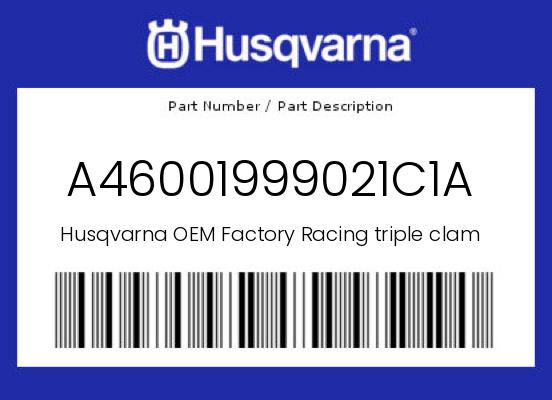0 Husqvarna OEM Part A46001999021C1A