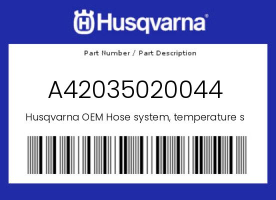 0 Husqvarna OEM Part A42035020044