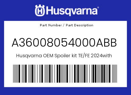 0 Husqvarna OEM Part A36008054000ABB