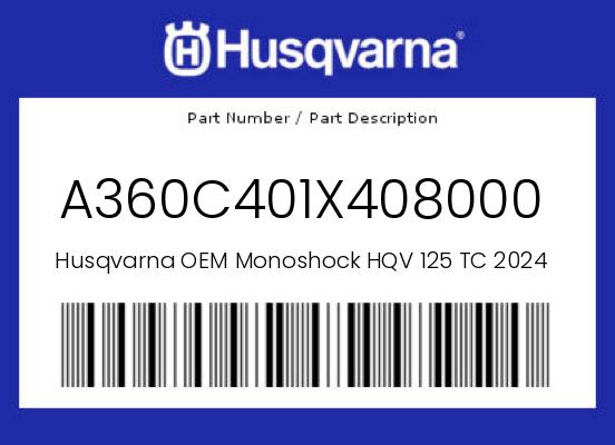 0 Husqvarna OEM Part A360C401X408000