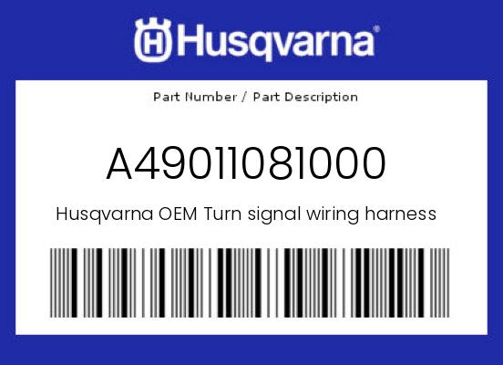 0 Husqvarna OEM Part A49011081000