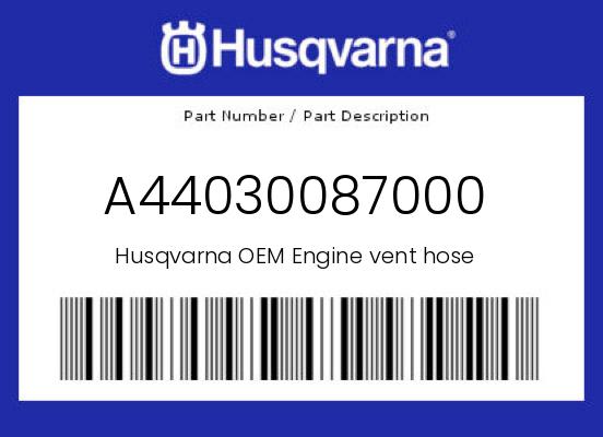 0 Husqvarna OEM Part A44030087000