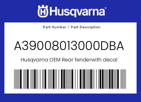 0 Husqvarna OEM Part A39008013000DBA