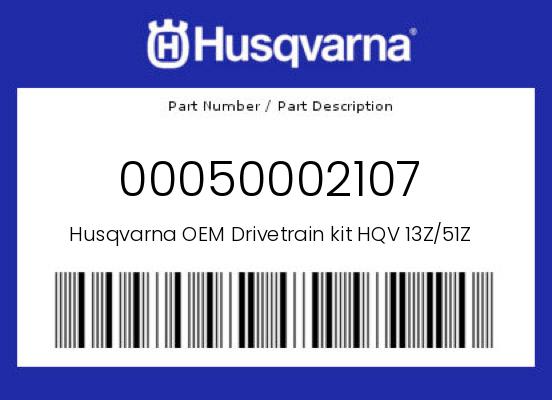 0 Husqvarna OEM Part 00050002107