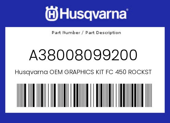 0 Husqvarna OEM Part A38008099200