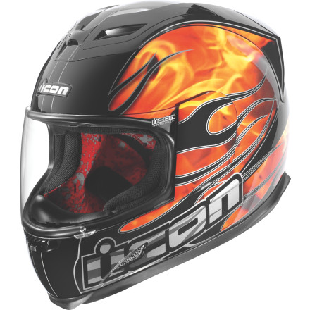 icon airframe infernal motorcycle helmet Pro Krazy Klown 2 / S Safety features of the Airframe A helmets job first and foremost is to provide protection Icon Airframe Pro Helmet -