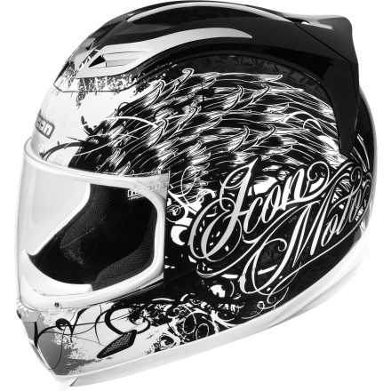 ICON Airframe Helmet - Street Angel | MotoSport (Legacy URL) ICON Airframe Helmet - Street Angel | MotoSport (Legacy URL)