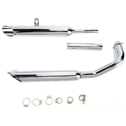 Jardine Rumblers 2-Into-2 Slash Cut Complete Exhaust Jardine Rumblers 2-Into-2 Slash Cut Complete Exhaust