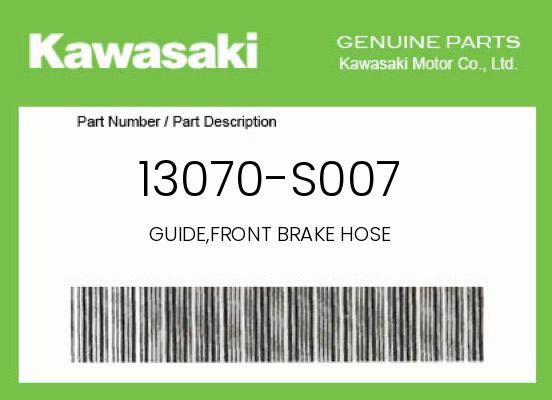 0 Kawasaki OEM Part 13070-S007
