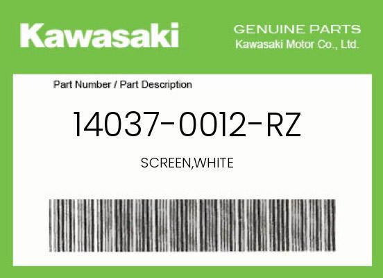 0 Kawasaki OEM Part 14037-0012-RZ