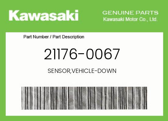 0 Kawasaki OEM Part 21176-0067