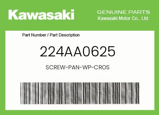 0 Kawasaki OEM Part 224AA0625