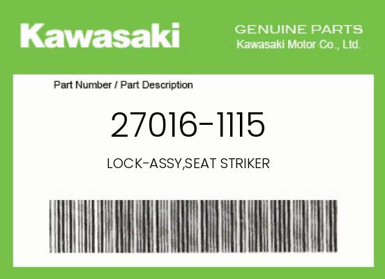 Kawasaki OEM Seat Striker Lock Assembly - 27016-1115