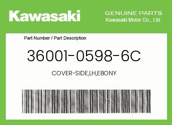 0 Kawasaki OEM Part 36001-0598-6C
