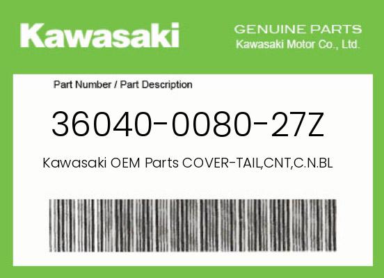 0 Kawasaki OEM Part 36040-0080-27Z