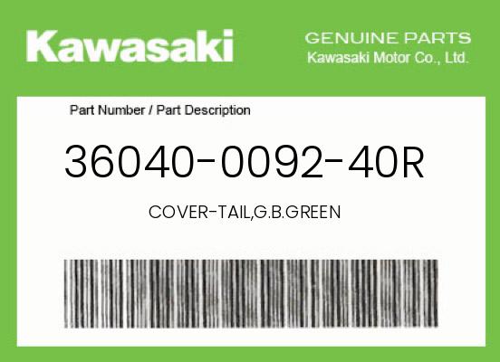 0 Kawasaki OEM Part 36040-0092-40R