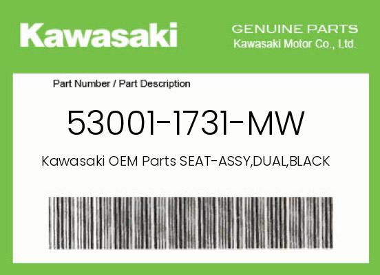 Kawasaki OEM Seat Assembly 2003-2005 KLR250 - 53001-1731-MW undefined