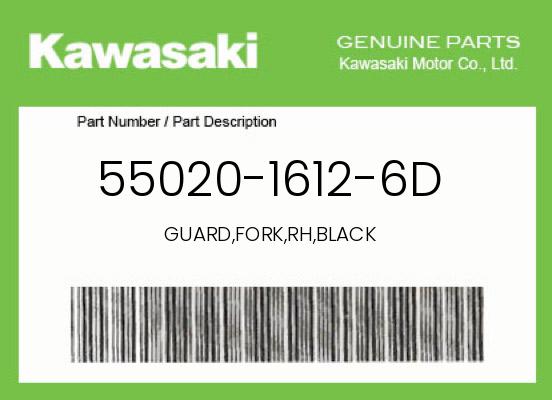 0 Kawasaki OEM Part 55020-1612-6D