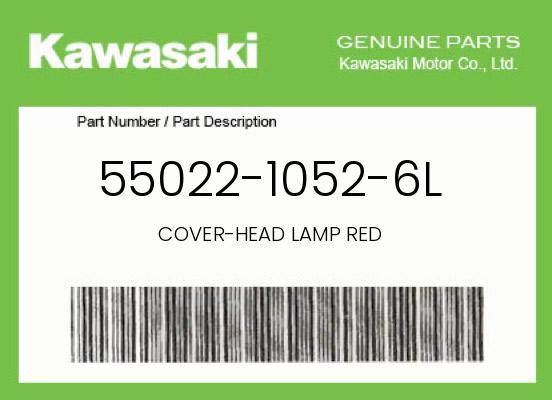 0 Kawasaki OEM Part 55022-1052-6L