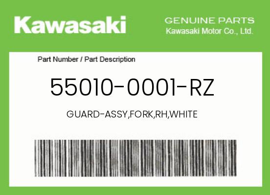 2009 Kawasaki KLX450R OEM Part 55010-0001-RZ