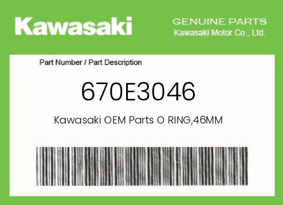 0 Kawasaki OEM Part 670E3046