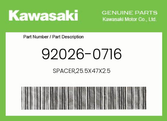 0 Kawasaki OEM Part 92026-0716