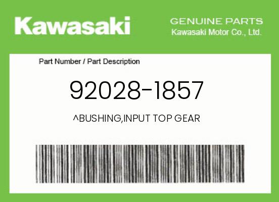 0 Kawasaki OEM Part 92028-1857