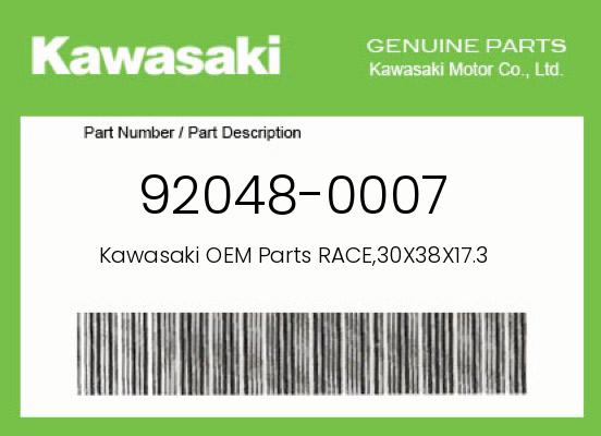 0 Kawasaki OEM Part 92048-0007