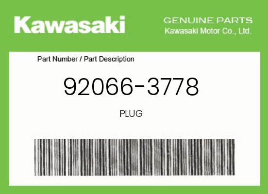 0 Kawasaki OEM Part 92066-3778