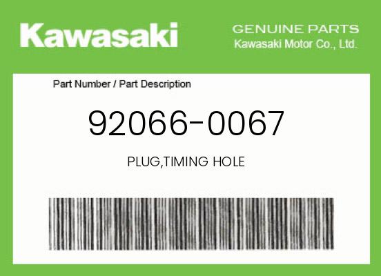 0 Kawasaki OEM Part 92066-0067