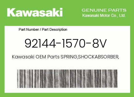 0 Kawasaki OEM Part 92144-1570-8V